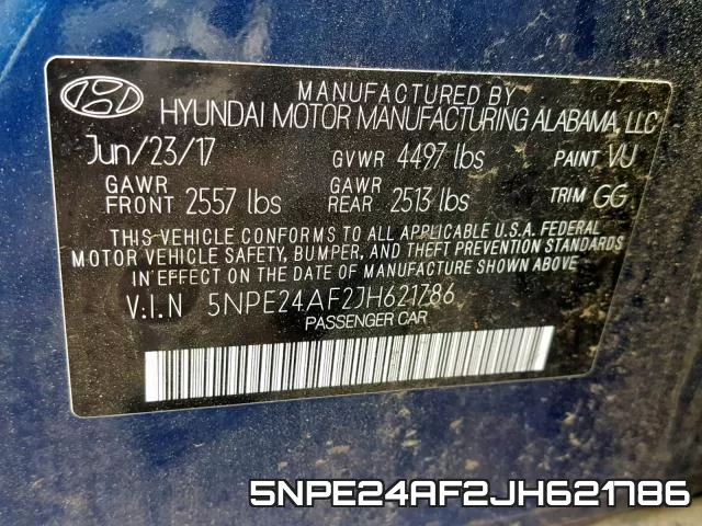 5NPE24AF2JH621786 фото 2