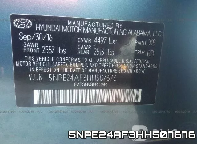 5NPE24AF3HH507676 фото 10