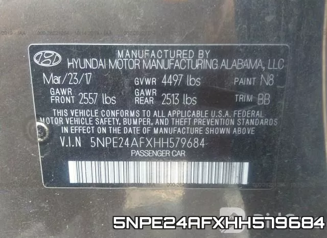 5NPE24AFXHH579684 фото 10
