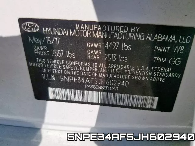 5NPE34AF5JH602940 фото 2