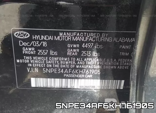 5NPE34AF6KH761905 фото 10
