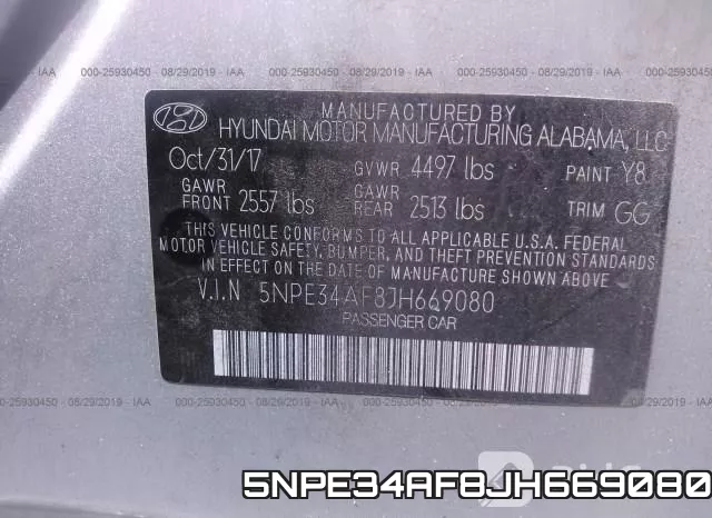 5NPE34AF8JH669080 фото 10