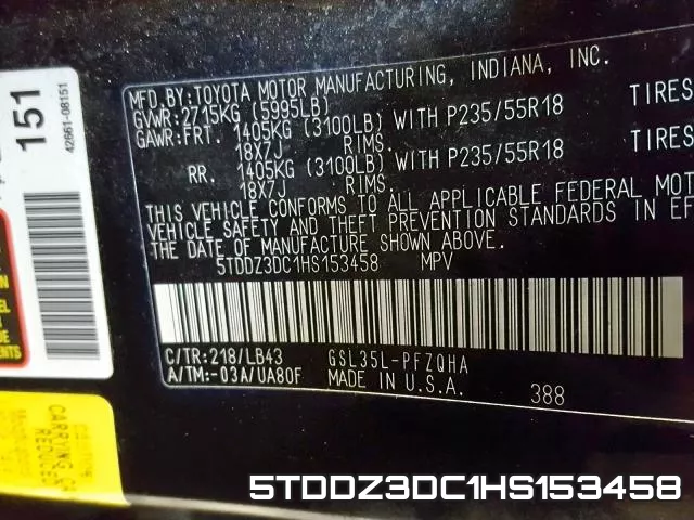 5TDDZ3DC1HS153458 фото 2
