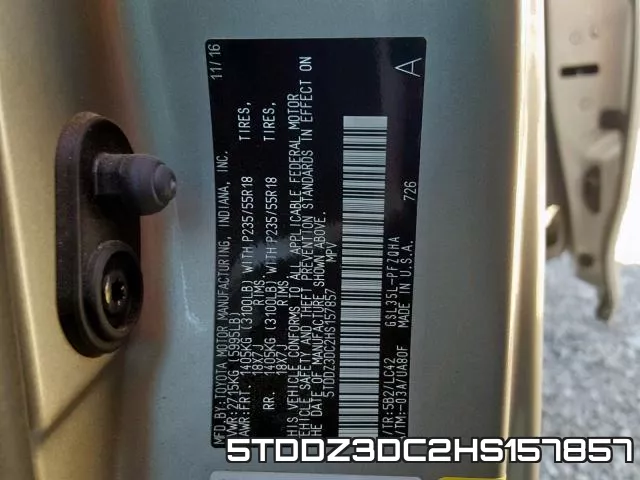 5TDDZ3DC2HS157857 фото 2