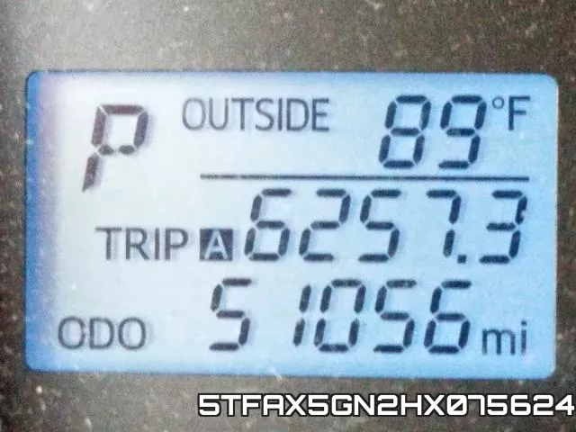 5TFAX5GN2HX075624 фото 9
