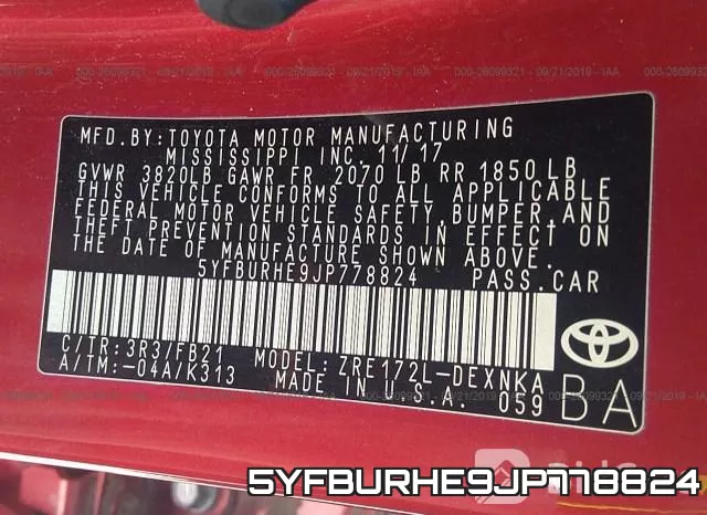 5YFBURHE9JP778824 фото 10