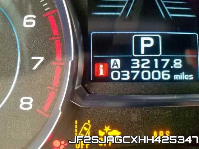JF2SJAGCXHH425347 фото 9