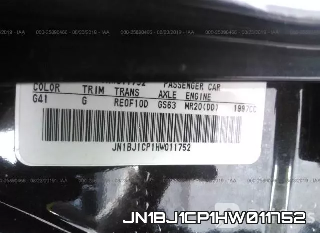 JN1BJ1CP1HW011752 фото 9