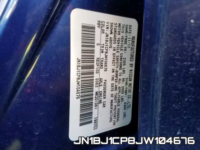 JN1BJ1CP8JW104676 фото 2