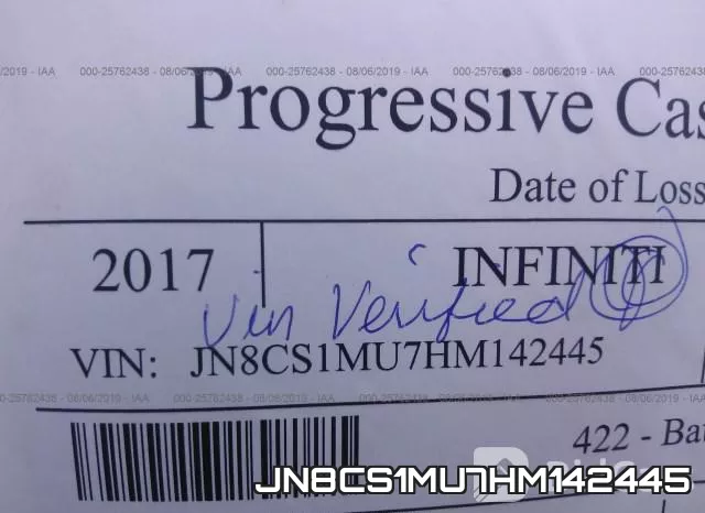 JN8CS1MU7HM142445 фото 10