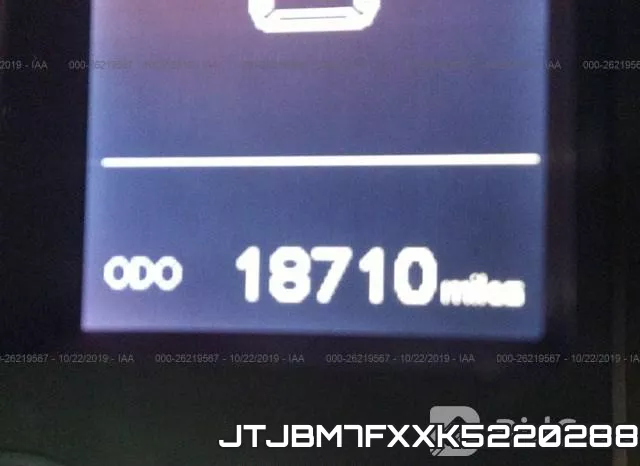 JTJBM7FXXK5220288 фото 8
