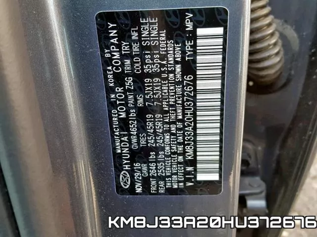 KM8J33A20HU372676 фото 2