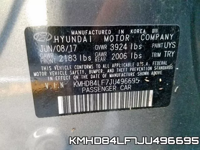 KMHD84LF7JU496695 фото 2