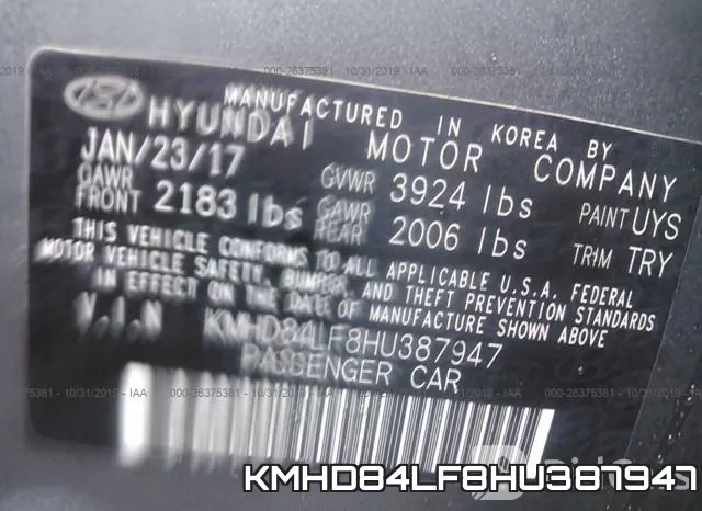 KMHD84LF8HU387947 фото 10