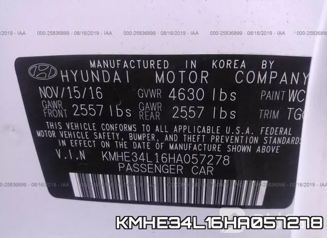 KMHE34L16HA057278 фото 10