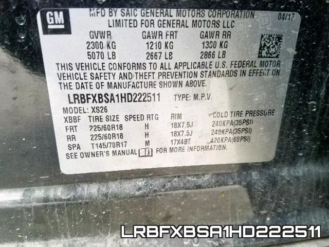LRBFXBSA1HD222511 фото 2