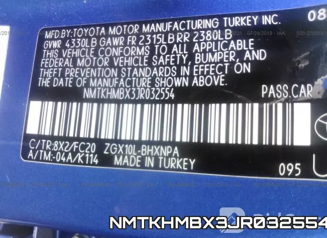 NMTKHMBX3JR032554 фото 10
