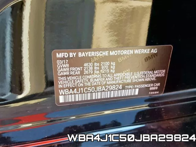 WBA4J1C50JBA29824 фото 2