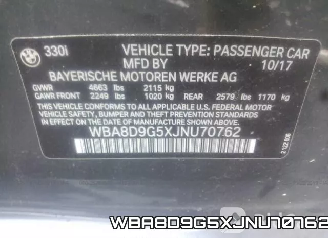 WBA8D9G5XJNU70762 фото 10