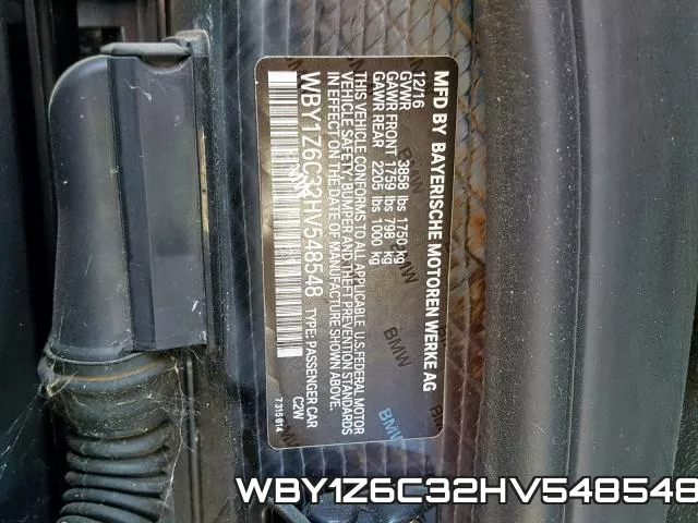 WBY1Z6C32HV548548 фото 2