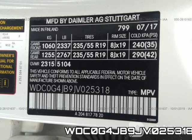 WDC0G4JB9JV025318 фото 10