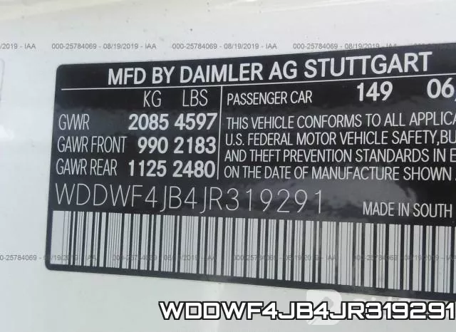 WDDWF4JB4JR319291 фото 10