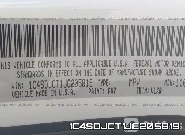 1C4SDJCT1JC205819 фото 10