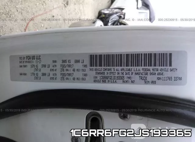 1C6RR6FG2JS193365 фото 10