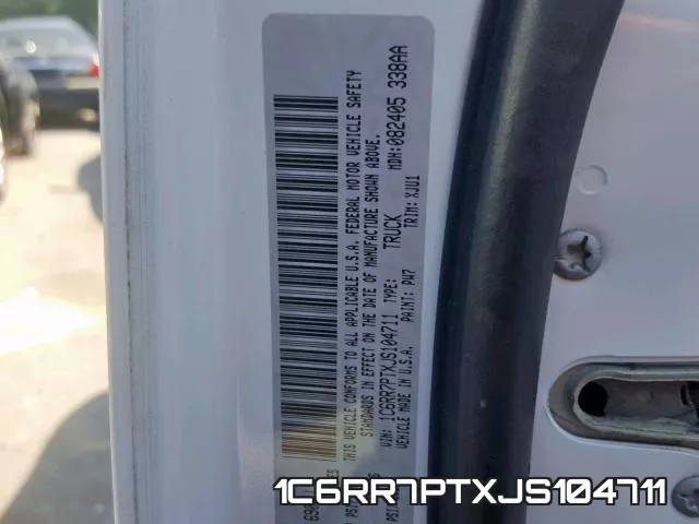 1C6RR7PTXJS104711 фото 2