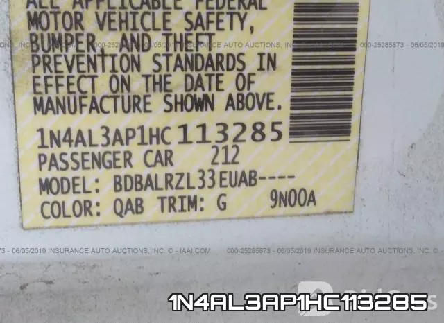 1N4AL3AP1HC113285 фото 9