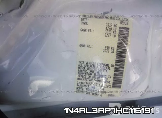 1N4AL3AP7HC116191 фото 10