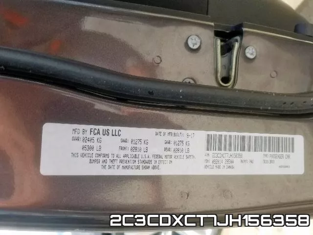 2C3CDXCT7JH156358 фото 2
