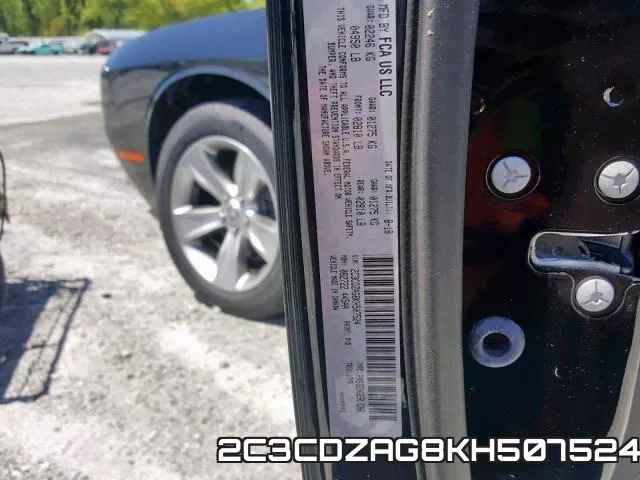 2C3CDZAG8KH507524 фото 2