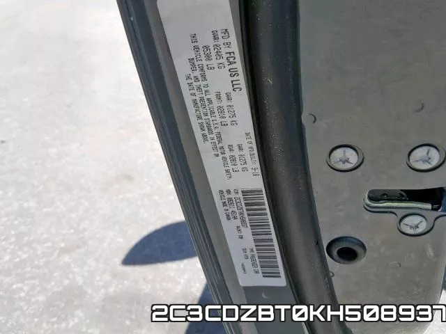 2C3CDZBT0KH508937 фото 2