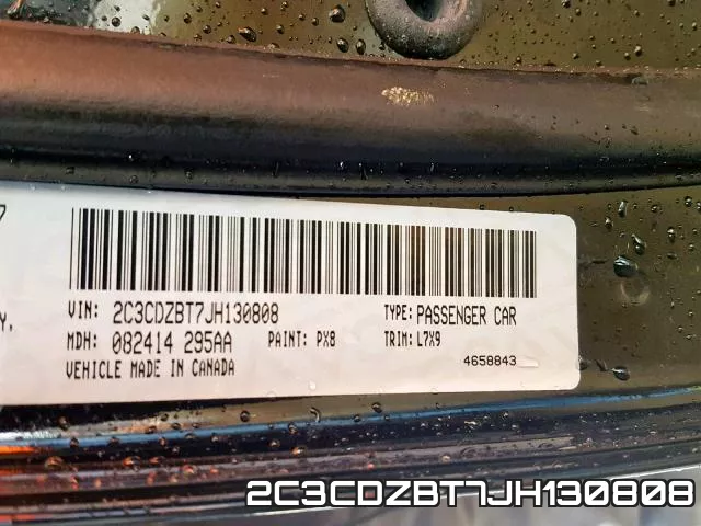 2C3CDZBT7JH130808 фото 2