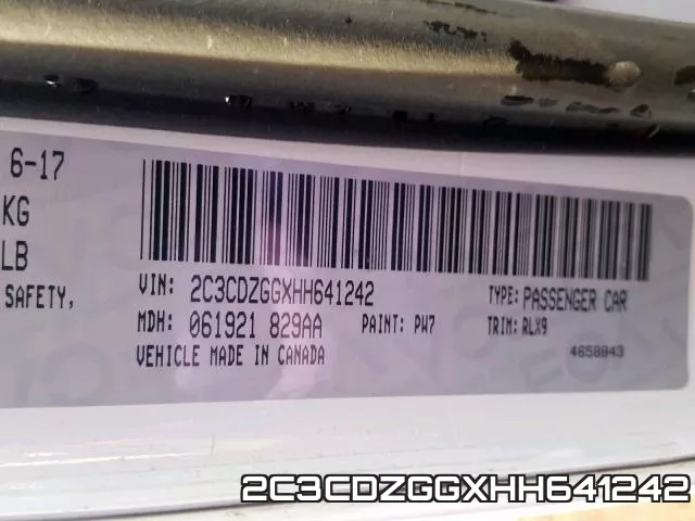 2C3CDZGGXHH641242 фото 2