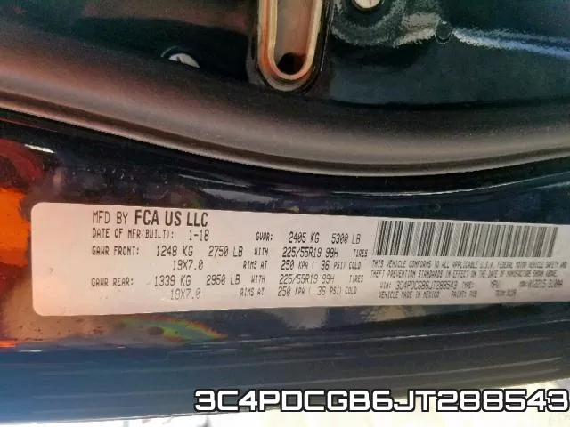 3C4PDCGB6JT288543 фото 2