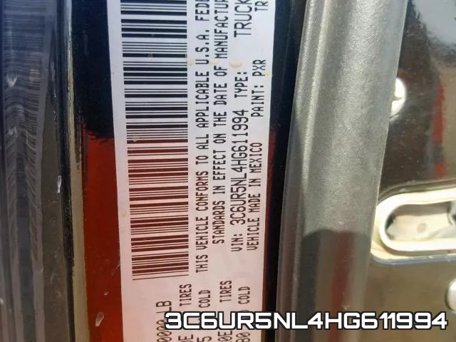 3C6UR5NL4HG611994 фото 2