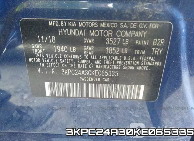 3KPC24A30KE065335 фото 10
