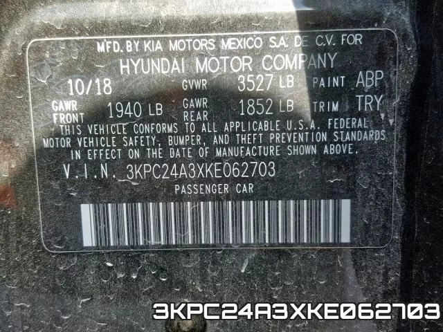 3KPC24A3XKE062703 фото 2