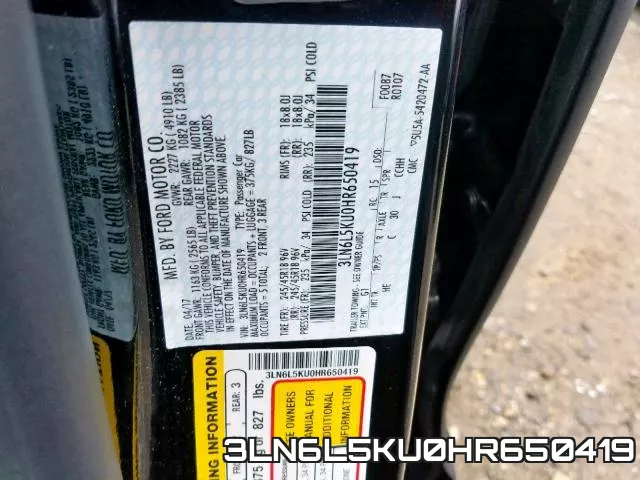 3LN6L5KU0HR650419 фото 2