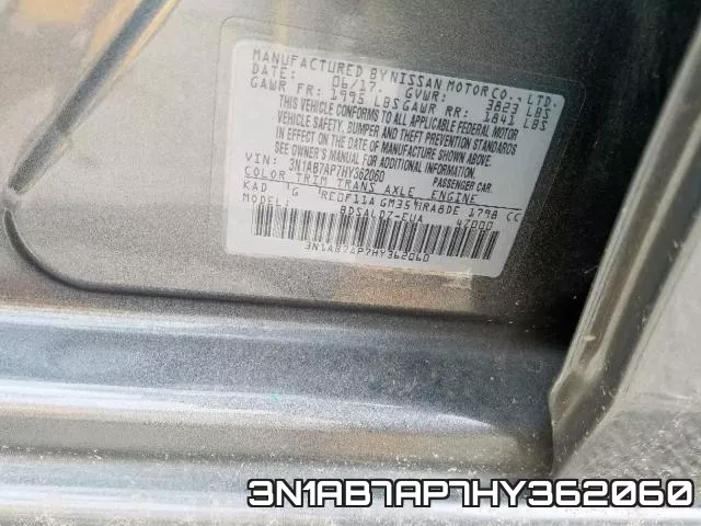 3N1AB7AP7HY362060 фото 2