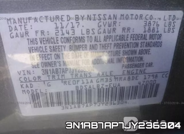 3N1AB7AP7JY236304 фото 10