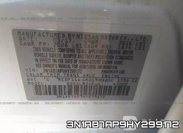 3N1AB7AP9HY299172 фото 10