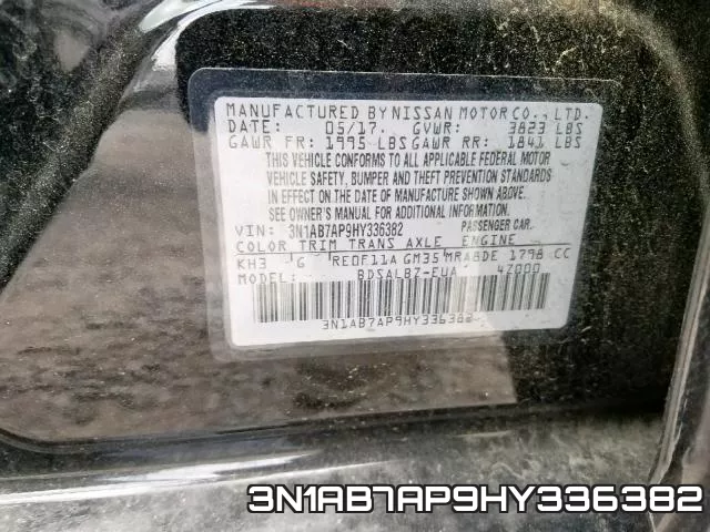 3N1AB7AP9HY336382 фото 2