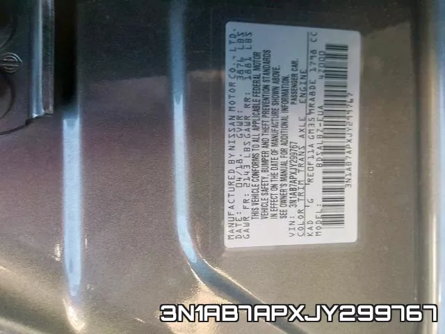 3N1AB7APXJY299767 фото 2