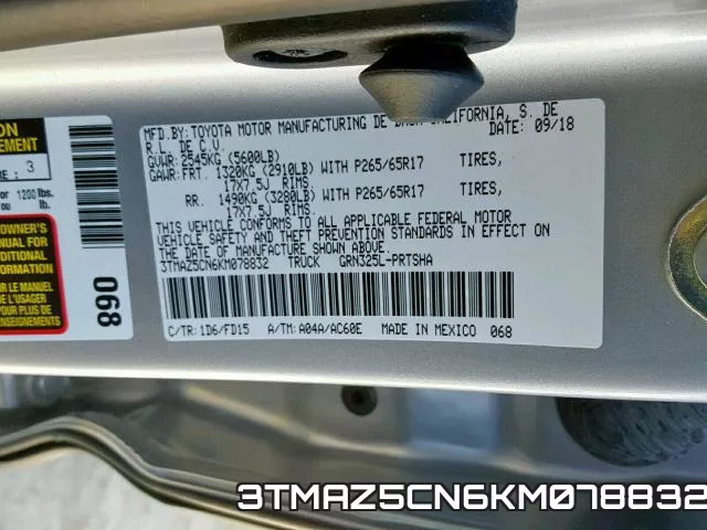 3TMAZ5CN6KM078832 фото 2