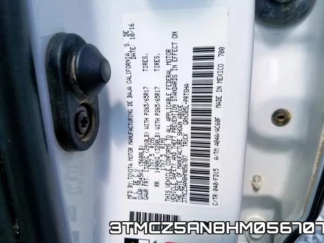 3TMCZ5AN8HM056707 фото 2