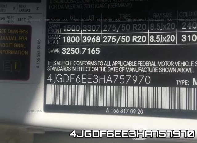 4JGDF6EE3HA757970 фото 10