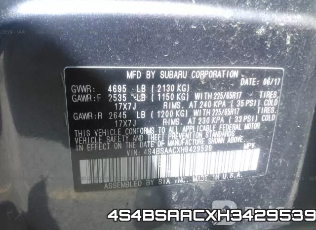 4S4BSAACXH3429539 фото 10